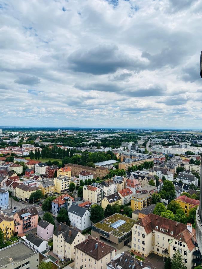 Hotelturm Augsburg Appartment 29 Stock エクステリア 写真