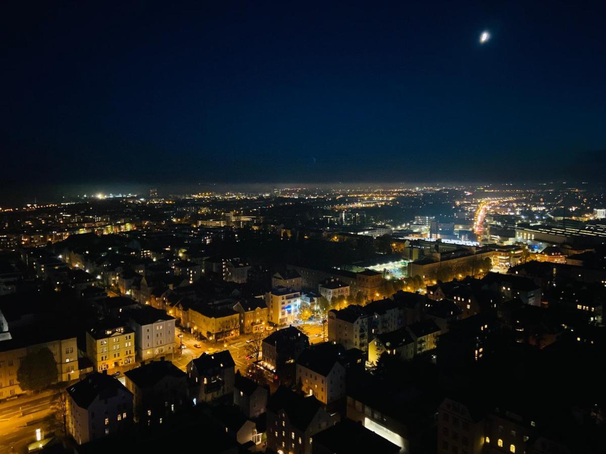 Hotelturm Augsburg Appartment 29 Stock エクステリア 写真
